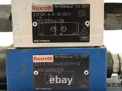 Rexroth 4WEH-22-E76/4WE6J62 Hydraulic Directional Solenoid Valve Stack 120V