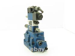 Rexroth 4WEH-22-E76/4WE6J62 Hydraulic Directional Solenoid Valve Stack 120V