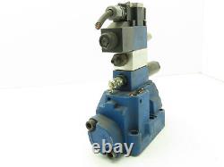 Rexroth 4WEH-22-E76/4WE6J62 Hydraulic Directional Solenoid Valve Stack 120V