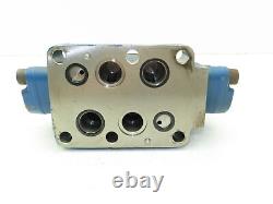 Rexroth 4WEH-22-E76/4WE6J62 Hydraulic Directional Solenoid Valve Stack 120V