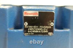 Rexroth 4WRZ10W85-51/6A24N9K4/D3MR Hydraulic Directional Control Valve