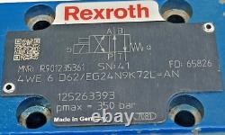 Rexroth 4we 6 D62/eg24n9k72l=an R901235361 Hydraulic Directional Valve New