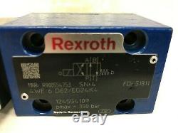 Rexroth R900554753 Hydraulic Directional Control Valve 4WE-6-D62/EG24K4 24VDC