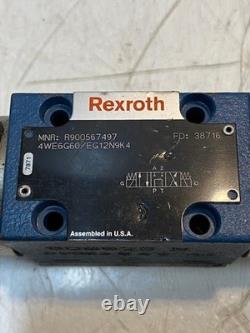 Rexroth R900567497 Hydraulic Double Solenoid Directional Valve 808825