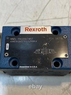 Rexroth R900567497 Hydraulic Double Solenoid Directional Valve 808825