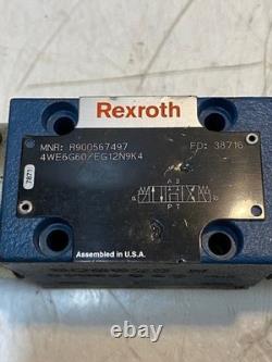 Rexroth R900567497 Hydraulic Double Solenoid Directional Valve 808825