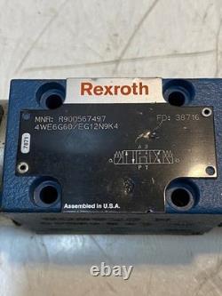 Rexroth R900567497 Hydraulic Double Solenoid Directional Valve 808825 Rexroth R900567497 Hydraulic Double Solenoid Directional Valve 808825