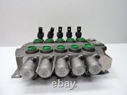 Roquet 5 Spool Hydraulic Directional Control Valve 6412/15 NOB NEW