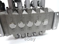 Roquet 5 Spool Hydraulic Directional Control Valve 6412/15 NOB NEW
