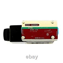 Summa SVN3-02-356798 120V Hydraulic Directional Valve