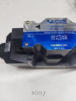 TOKIMEC DG4V-5-8C-M-PL-T-6-40 HYDRAULIC DIRECTIONAL CONTROL VALVE AC100V 50/60Hz