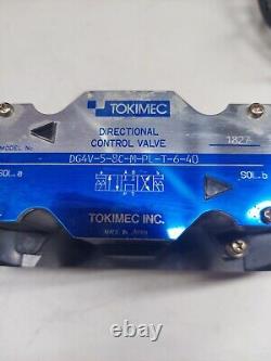 TOKIMEC DG4V-5-8C-M-PL-T-6-40 HYDRAULIC DIRECTIONAL CONTROL VALVE AC100V 50/60Hz