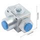 Three-way Hydraulic Ball Valve 3/4 Npt Bi-directional High Pressure 5800psi Pom