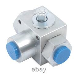 Three-way Hydraulic Ball Valve 3/4 NPT Bi-directional High Pressure 5800PSI POM