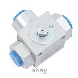 Three-way Hydraulic Ball Valve 3/4 NPT Bi-directional High Pressure 5800PSI POM