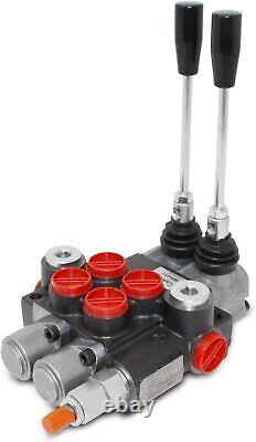 Tractor/ Loader Monoblock Hydraulic Control Valve Directional 2 Spool SAE Ports