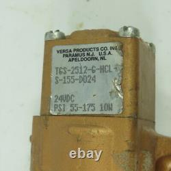 Versa TGS-2512-G-HCL-S-155-D024 Hydraulic Directional Valve 175PSI 24VDC