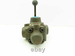 Vickers C-432-C Manual 3-Pos Spring Lever Directional Hydraulic Valve 3/4NPT