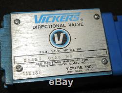 Vickers DG4S4 012B WB 50 Hydraulic Directional Valve New