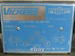 Vickers DG4S4W-018C-BB-60-S491 Hydraulic Directional Control Solenoid Valve