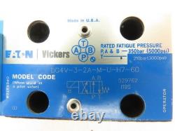Vickers DG4V-3-2A-M-U-H7-60 Directional Valve with4-Port D03 Hydraulic Manifold