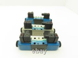 Vickers DG4V-3S-2C-M-U-H5-60 Hydraulic Directional Solenoid Valve 24VDC Lot of 3