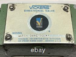 Vickers, DG5S4-066C-50 H1, Two Stage Hydraulic Directional Valve withValve Block
