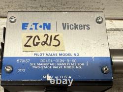 Vickers Eaton DG4S4-012N-B-60 / 879137 Hydraulic Directional Valve Nice