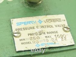 Vickers RG 10 D4 22 Hydraulic Directional Flow Control Pressure Relief Valve