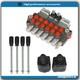 With 4 Joysticks 6 Spool 11 Gpm Hydraulic Backhoe Directional Control Valve