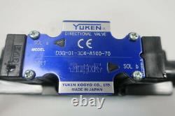 Yuken DSG-01-3C4-A100-70 Hydraulic Directional Control Valve 100v-ac