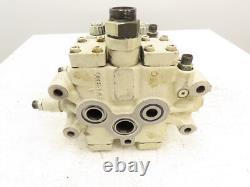 Yuken DSG-01 Directional Solenoid Valve 3-Station Hydraulic Manifold Assy 24VDC