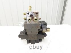 Yuken Hydraulic Directional Solenoid 2 Valve Manifold WithFlow Control & Check