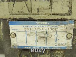 Yuken SD1149-0-1001 Hydraulic Modular CheckValve Block Vickers Directional Valve