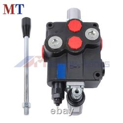 1 tiroir 32 GPM 3600 PSI valve directionnelle hydraulique compacte