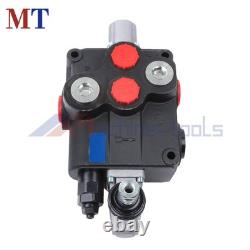 1 tiroir 32 GPM 3600 PSI valve directionnelle hydraulique compacte