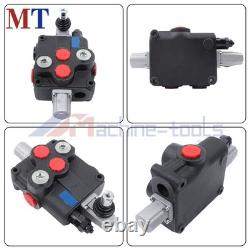1 tiroir 32 GPM 3600 PSI valve directionnelle hydraulique compacte