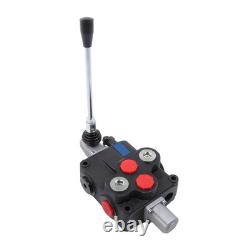 32 GPM, 1 tiroir, distributeur hydraulique de commande directionnelle, centre ouvert, double effet