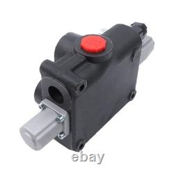 32 GPM, 1 tiroir, distributeur hydraulique de commande directionnelle, centre ouvert, double effet
