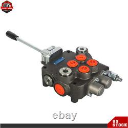 3625PSI 21GPM 2 Spool Hydraulic Directional Control Valve With Joystick For Tractor
<br/>


  <br/>3625PSI 21GPM 2 Spool Valve de contrôle directionnel hydraulique avec joystick pour tracteur