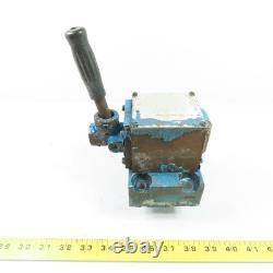 6130-02-42 Valve de commande directionnelle hydraulique manuelle à levier 4 voies