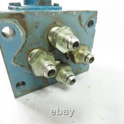 6130-02-42 Valve de commande directionnelle hydraulique manuelle à levier 4 voies