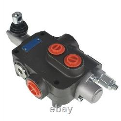 ALLCARB Valve hydraulique à 1 tiroir, valve de commande directionnelle hydraulique double action