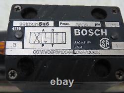 Bosch Rexroth 9810235508 Vanne électromagnétique de commande directionnelle hydraulique 24VDC