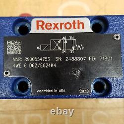 Bosch Rexroth R900554753 Valve De Commande Directionnelle Hydraulique Nouveau