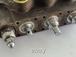 CROSS 4Z0009 Valve de commande hydraulique à 3 tiroirs, distributeur à cliquet avec rappel par ressort