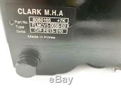 Clark 8080165 Hydraulique 4 Spool Commande De Direction Chariot Élévateur Valve Nouveau Fast Ship