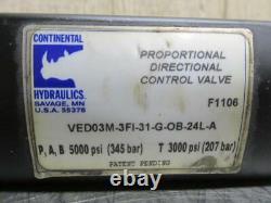 Continental Ved03m-3fi-31-g-ob-24l-a Valve Directionnelle Hydraulique Proportionnelle