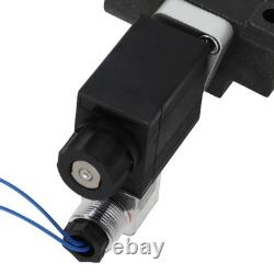 Distributeur hydraulique 4/3 pour usage intensif à commande électromagnétique, orifices SAE, débit de 13 GPM