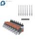 Distributeur Hydraulique Monobloc &agrave; 7 Tiroirs, Double Effet, 11 Gpm, Orifices Sae
